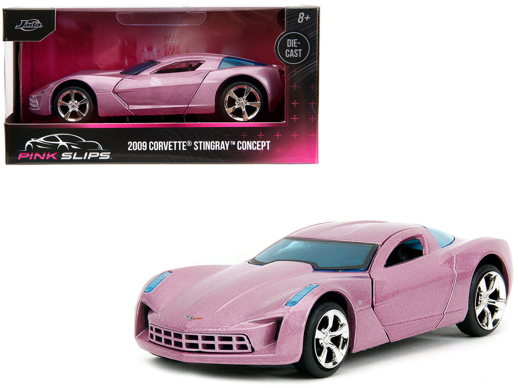 2009 Chevrolet Corvette Stingray Concept Pink Metallic with Blue Tinted  Windows 