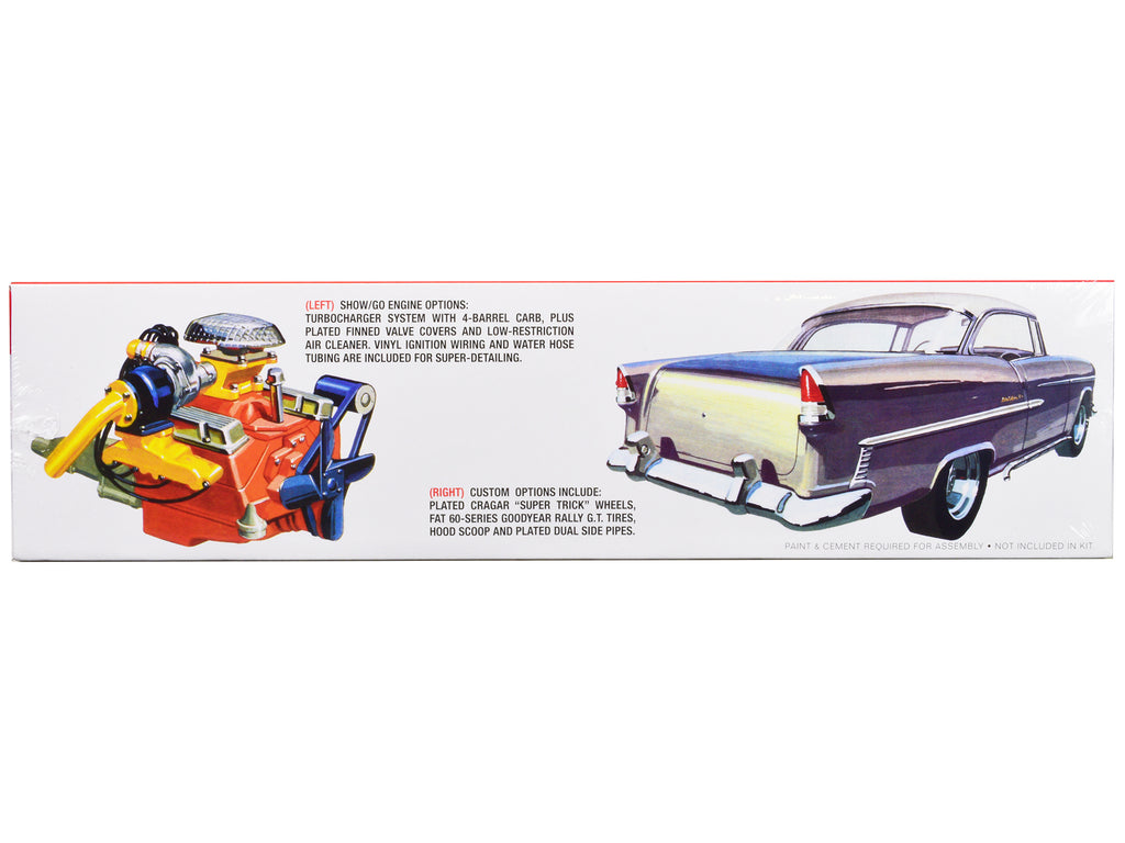 Skill 3 Model Kit 1955 Chevrolet Bel Air Hardtop 1/16 Scale Model by A