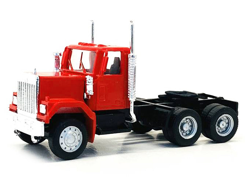 GMC Short Day Cab Red 1/87 (HO) Plastic Model Car by Promotex