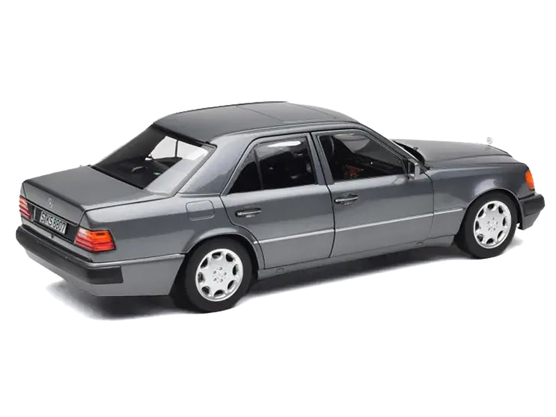 1990 Mercedes-Benz 500 E Pearl Gray Metallic 1/18 Diecast Model Car by Norev