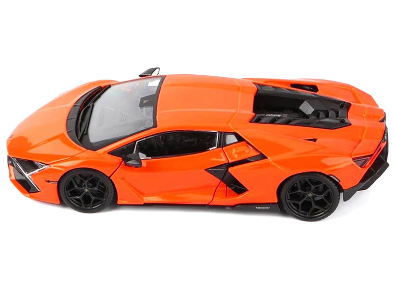 Lamborghini Revuelto Orange "Italian Design" Series 1/24 Diecast Model Car by Bburago