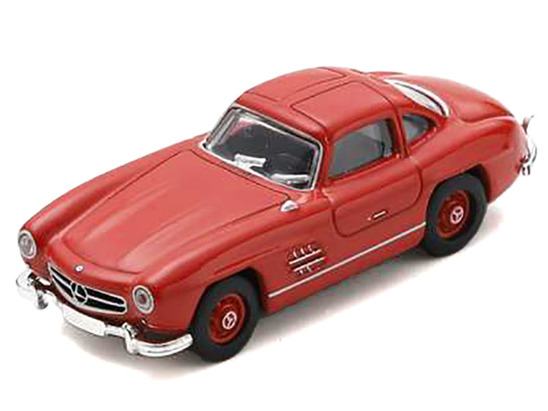 Mercedes-Benz 300 SL Gullwing Coupe Red 1/87 (HO) Diecast Model Car by Schuco