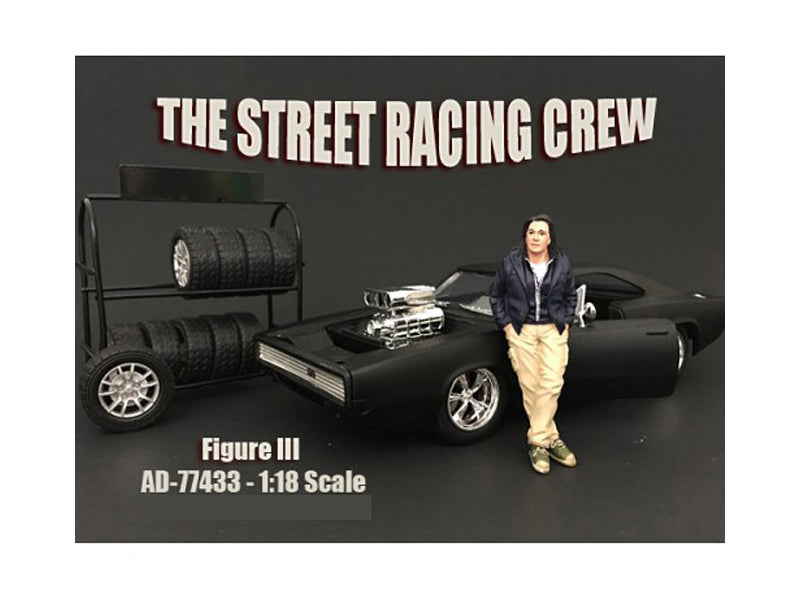 The Street Racing Crew Figure III For 1:18 Scale Models by American Diorama