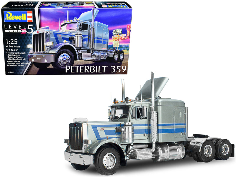 Level 5 Model Kit Peterbilt 359 Truck Tractor 1/25 Scale Model by Revell