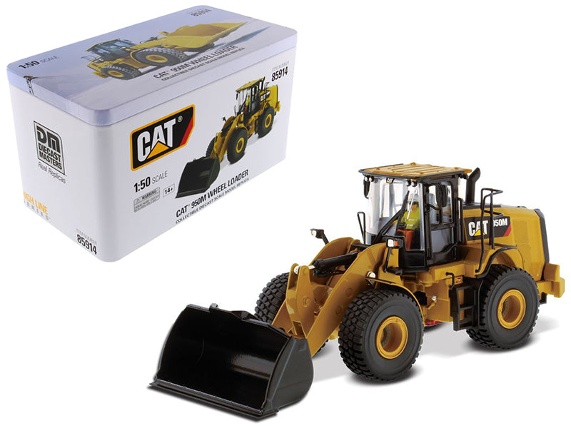 CAT Caterpillar 950M Wheel Loader with Operator "High Line Series" 1/50 Diecast Model by Diecast Masters