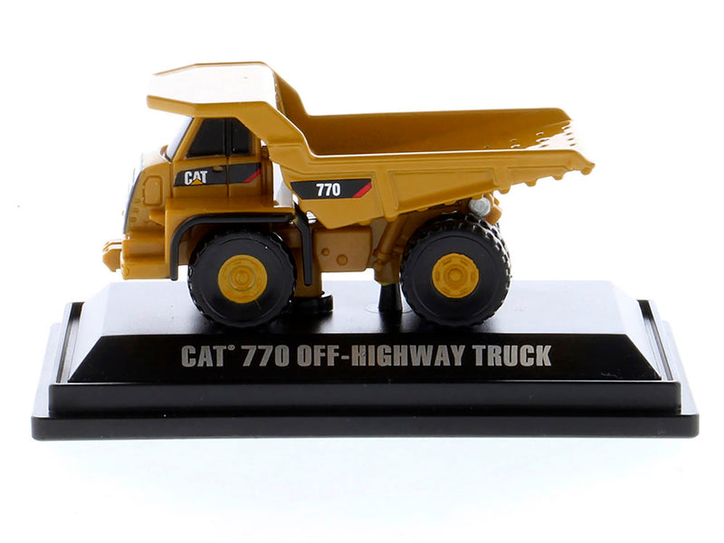 CAT Caterpillar 770 Off–Highway Truck Yellow "Micro-Constructor" Series Diecast Model by Diecast Masters