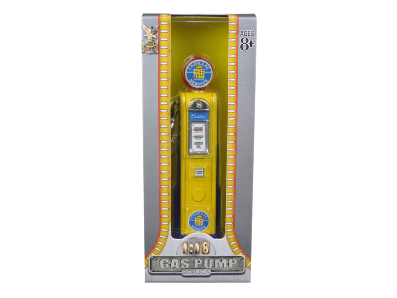 Cadillac Gasoline Vintage Gas Pump Digital 1/18 Diecast Replica by Road Signature