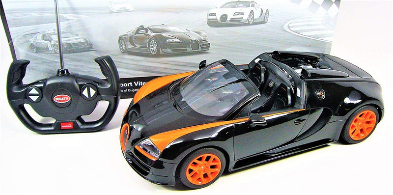 Radio Remote Control 1/14 Bugatti Veyron 16.4 Grand Sport Car (Black)