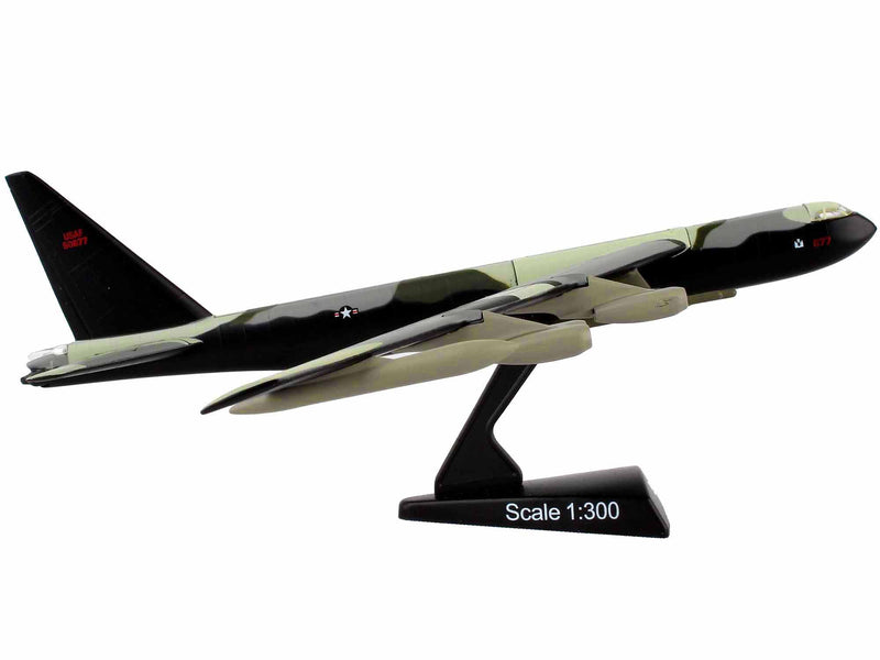 Boeing B-52 Stratofortress Bomber Aircraft Green Camouflage "United States Air Force" 1/300 Diecast Model Airplane by Postage Stamp