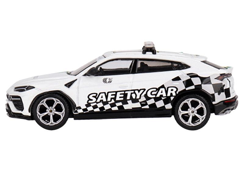 Lamborghini Urus White with Graphics "2022 Macau GP Official Safety Car" Limited Edition to 3000 pieces Worldwide 1/64 Diecast Model Car by True Scale Miniatures