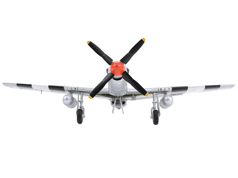 North American P-51D Mustang Fighter Aircraft "Bad Angel Lieutenant Louis E. Curdes 4th Fighter Squadron 3rd Air Commando Group Laoag" (1945) United States Army Air Force "Air Power Series" 1/48 Diecast Model by Hobby Master