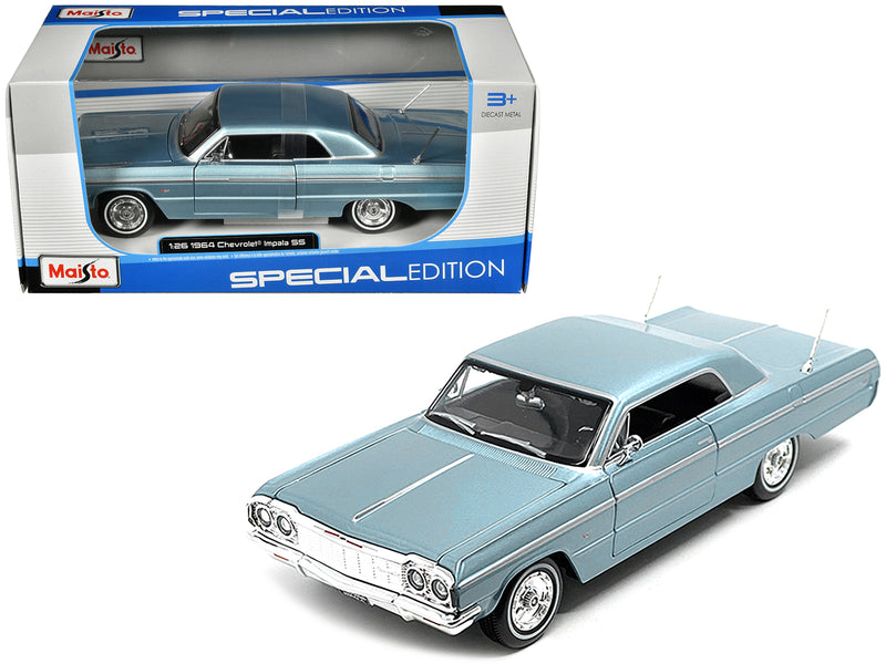 1964 Chevrolet Impala SS Blue Metallic "Special Edition" Series 1/26 Diecast Model Car by Maisto