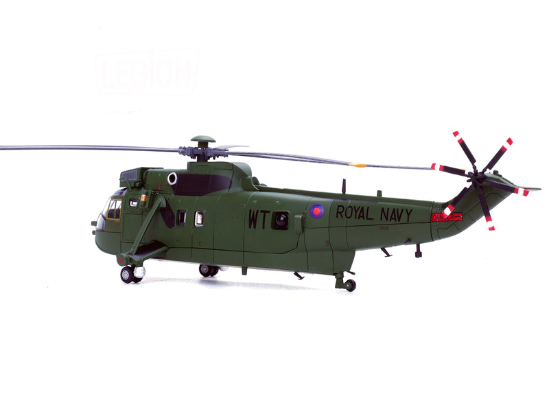 Westland Sea King HC.4 Helicopter "Green Livery 848 Naval Air Squadron Commando Helicopter Force Royal Naval Air Station Yeovilton Somerset" (2009) British Royal Navy 1/72 Diecast Model by Legion