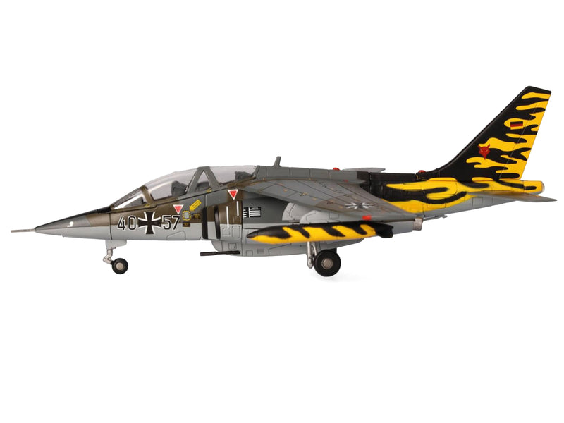 Dassault Alpha Jet A Aircraft "40+57 Fighter-Bomber Wing 43 JaboG 43 Oldenburg Air Base NATO Tiger Meet 1991" German Luftwaffe "Military" Series 1/72 Diecast Model Airplane by Herpa