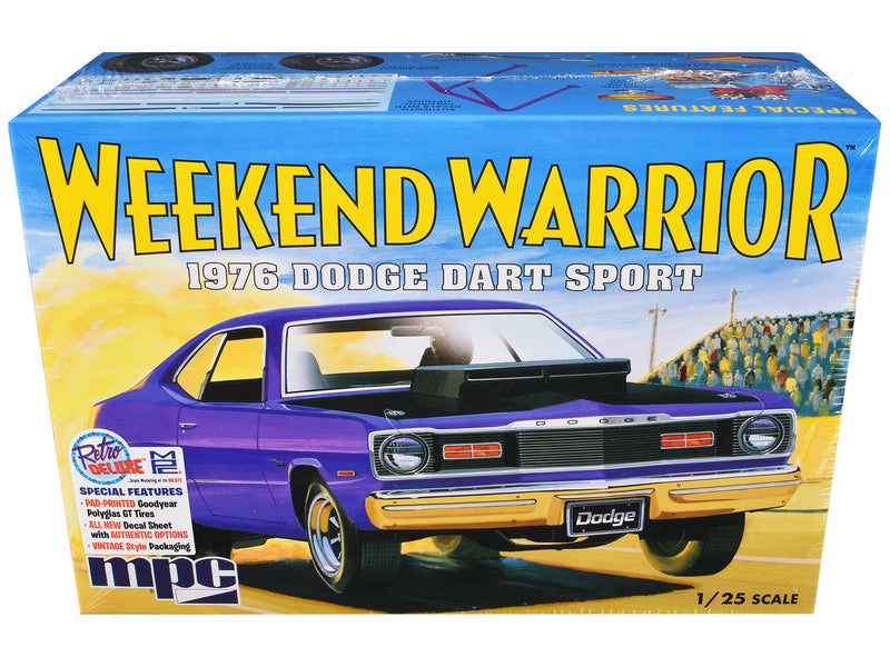 Skill 2 Model Kit 1976 Dodge Dart Sport "Weekend Warrior" 1/25 Scale Model by MPC