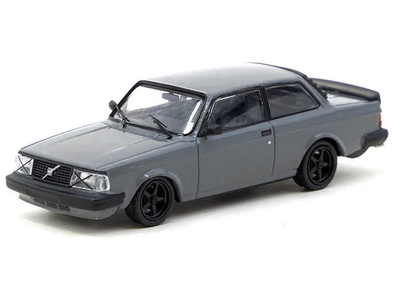 Volvo 242 Custom Gray "Road64" Series 1/64 Diecast Model Car by Tarmac Works