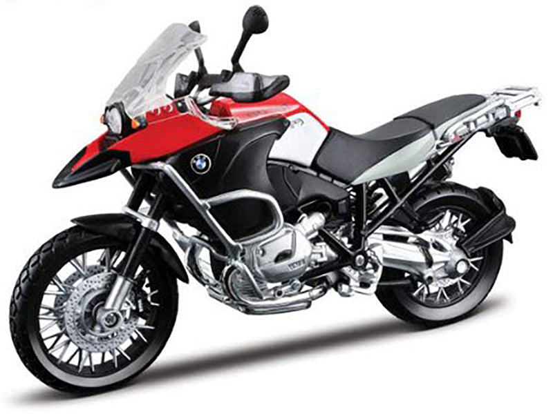 BMW R 1200 GS Red and Black 1/12 Diecast Motorcycle Model by Maisto