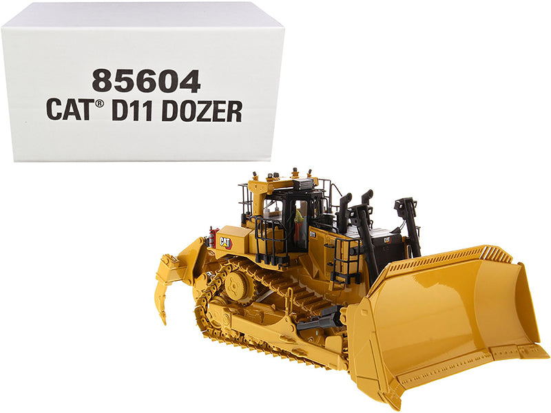 CAT Caterpillar D11 Fusion Track-Type Tractor Dozer with Operator "High Line" Series 1/50 Diecast Model  by Diecast Masters