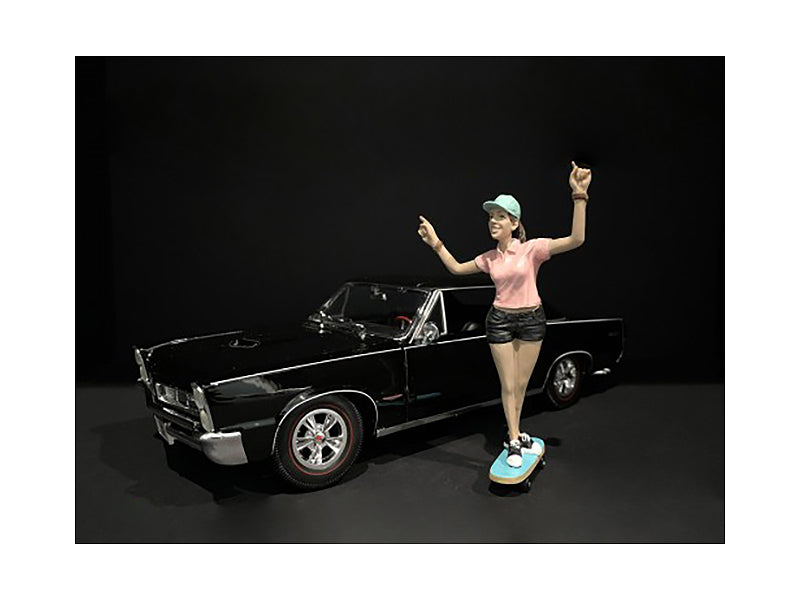 Skateboarder Figurine IV for 1/24 Scale Models by American Diorama