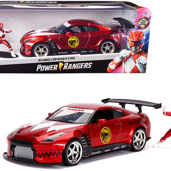 2009 Nissan GT-R (R35) Candy Red and Red Ranger Diecast Figurine 