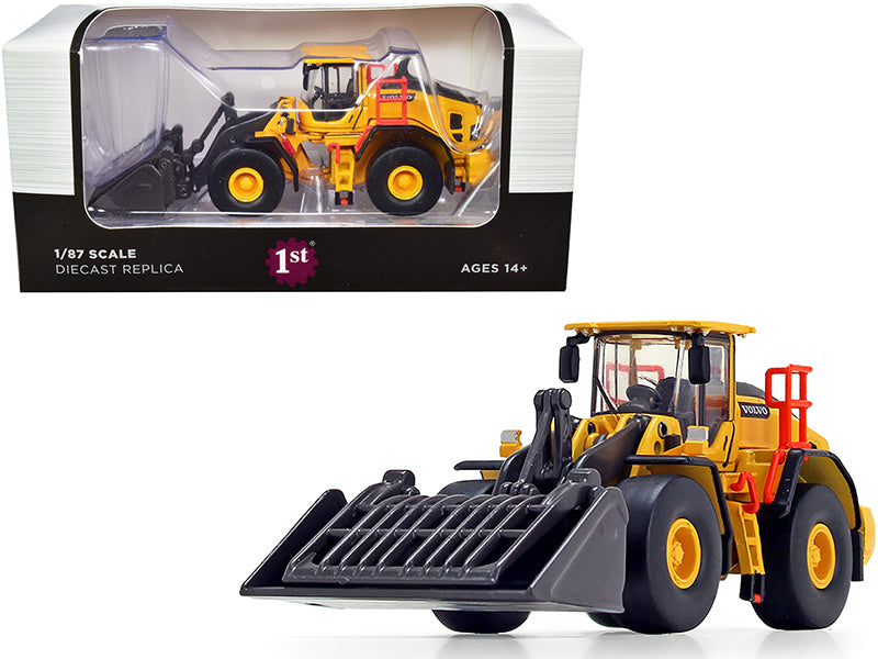 Volvo L180H Refuse Wheel Loader 1/87 (HO) Diecast Model by First Gear