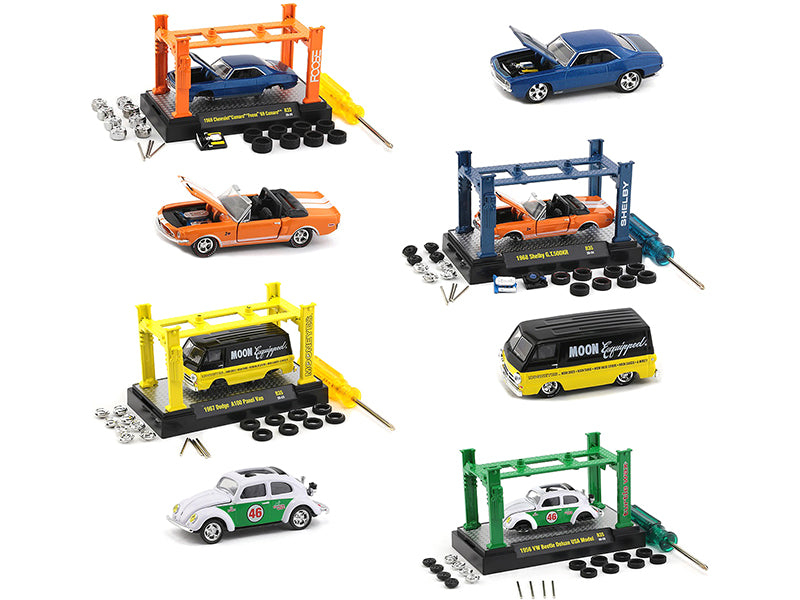 Model Kit 4 piece Car Set Release 35 Limited Edition to 7500 pieces Worldwide 1/64 Diecast Model Cars by M2 Machines