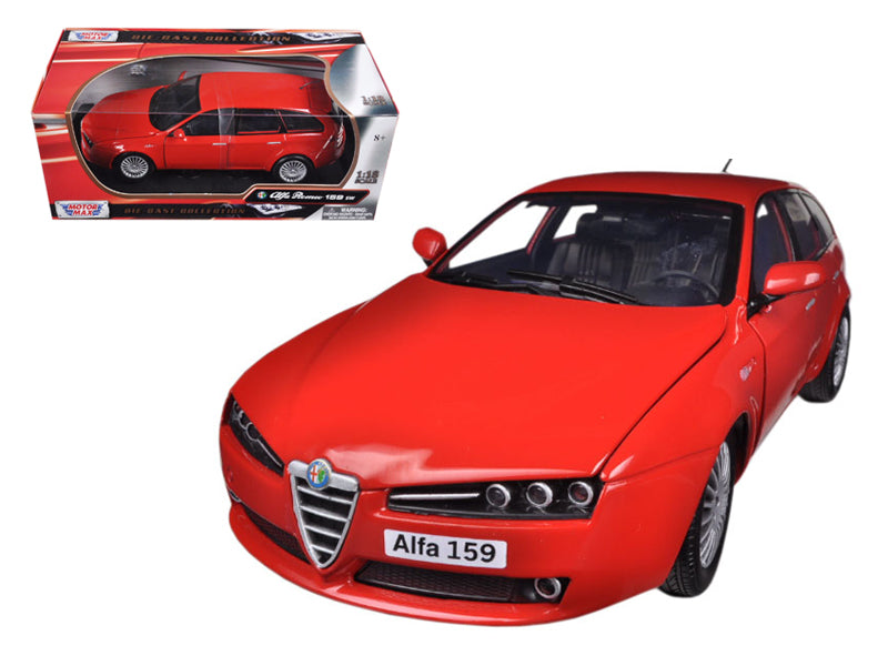Alfa 159 SW Red 1/18 Diecast Car Model by Motormax