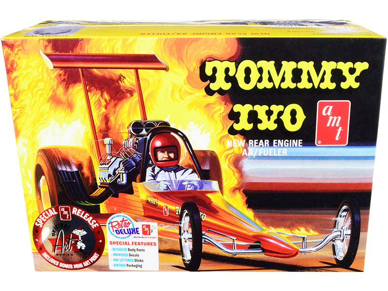 Skill 2 Model Kit Tommy Ivo Rear Engine Dragster 1/25 Scale Model by AMT