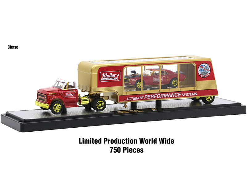 Auto Haulers Set of 3 Trucks Release 50 Limited Edition to 8400 pieces Worldwide 1/64 Diecast Models by M2 Machines