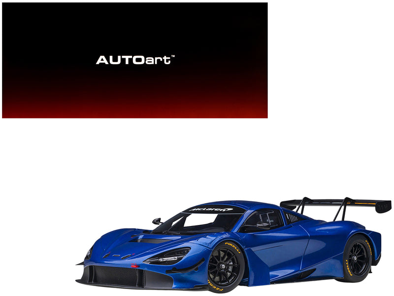 Mclaren 720S GT3 Azure Blue Metallic 1/18 Model Car by Autoart