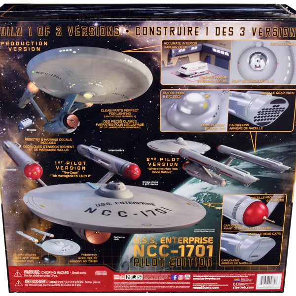 Skill 2 Model Kit U.S.S. Enterprise NCC-1701 Pilot Edition Star Trek 3