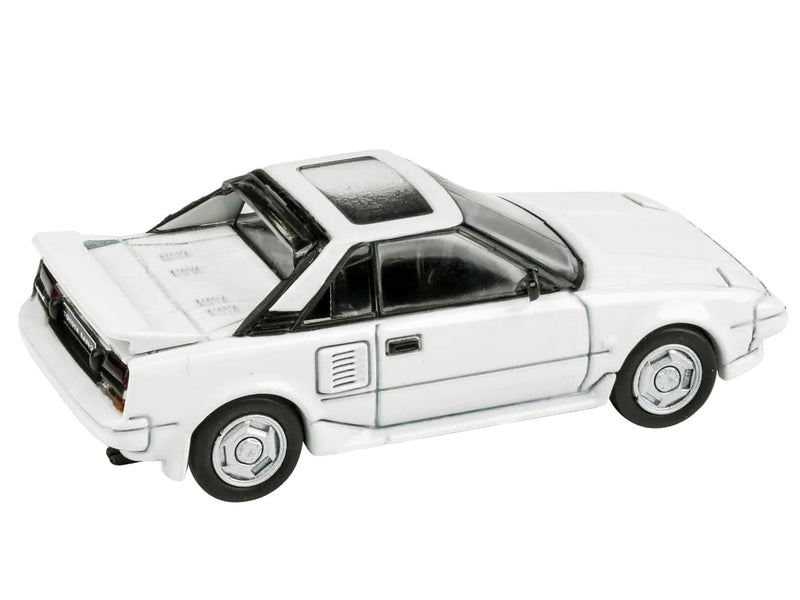 1985 Toyota MR2 MK1 Super White with Sunroof 1/64 Diecast Model Car by Paragon Models