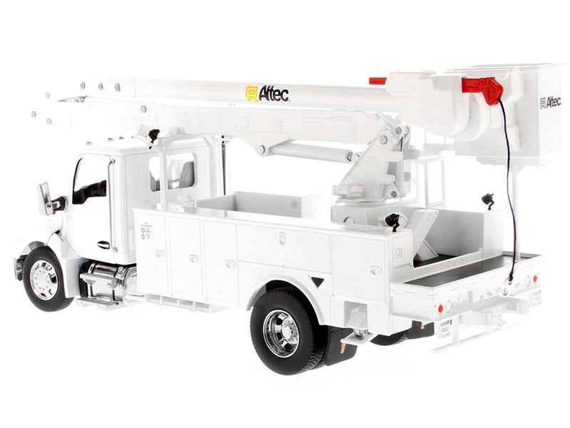 Kenworth T380 with Altec AA55 Aerial Service Truck White "Transport Series" 1/32 Diecast Model by Diecast Masters