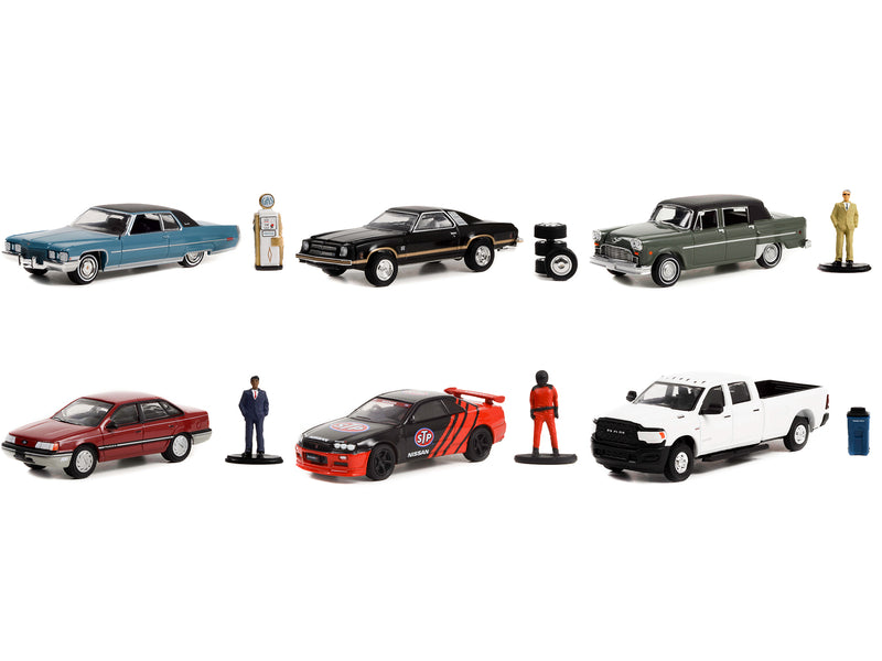 "The Hobby Shop" Set of 6 pieces Series 13 1/64 Diecast Model Cars by Greenlight