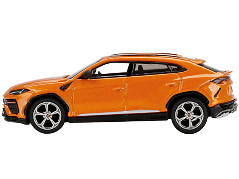 Lamborghini Urus Arancio Borealis Orange Metallic with Sunroof Limited Edition to 2400 pieces Worldwide 1/64 Diecast Model Car by True Scale Miniatures