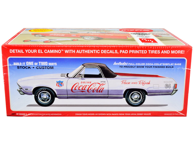 Skill 3 Model Kit 1968 Chevrolet El Camino SS and Soap Box Derby Racing Car 2 in 1 Kit "Coca-Cola" 1/25 Scale Model Car by AMT