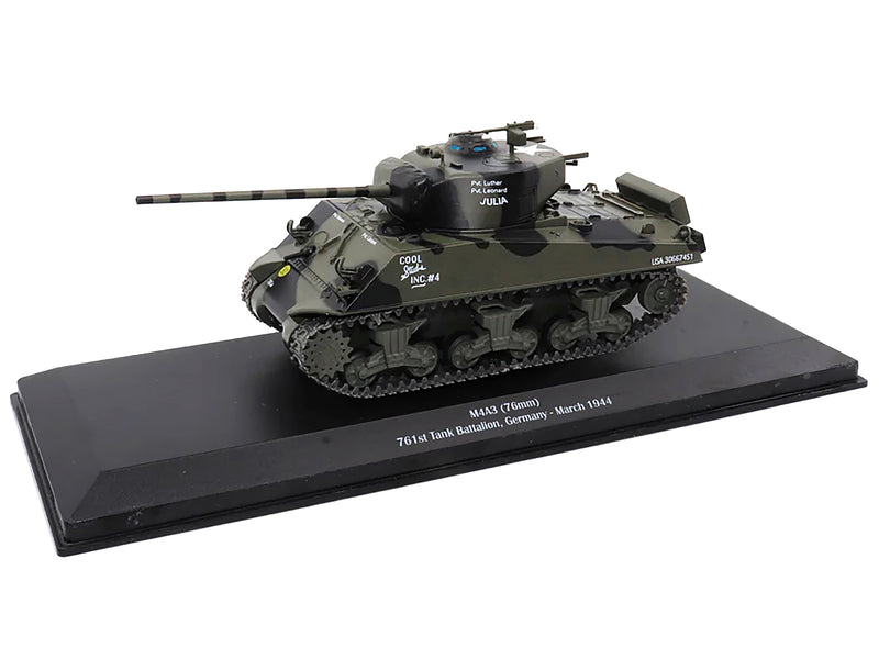 M4A3 (76mm) Tank "Julia" "U.S.A. 761st Tank Battalion Germany March 1944" 1/43 Diecast Model by AFVs of WWII