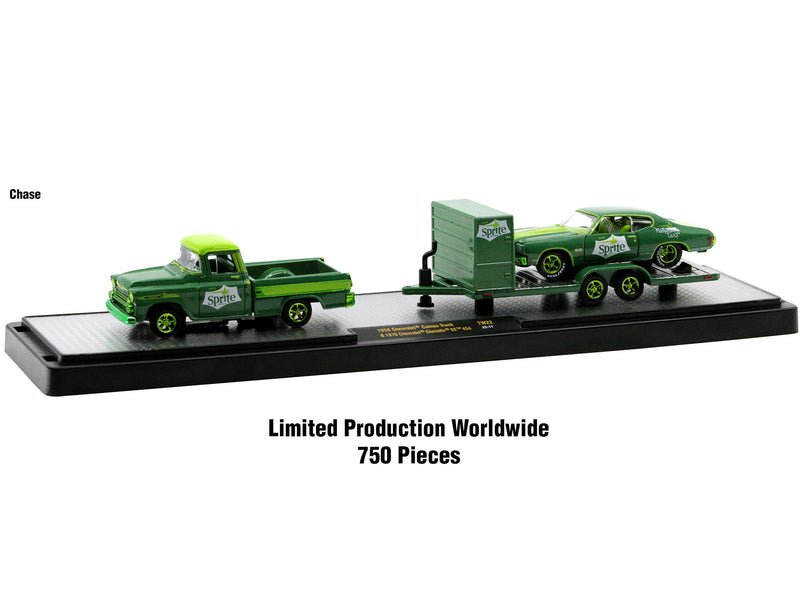 Auto Haulers "Sodas" Set of 3 pieces Release 22 Limited Edition to 8400 pieces Worldwide 1/64 Diecast Models by M2 Machines