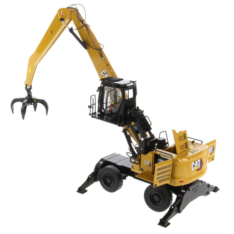 CAT Caterpillar MH3040 Wheel Material Handler with Operator "High Line Series" 1/50 Diecast Model by Diecast Masters