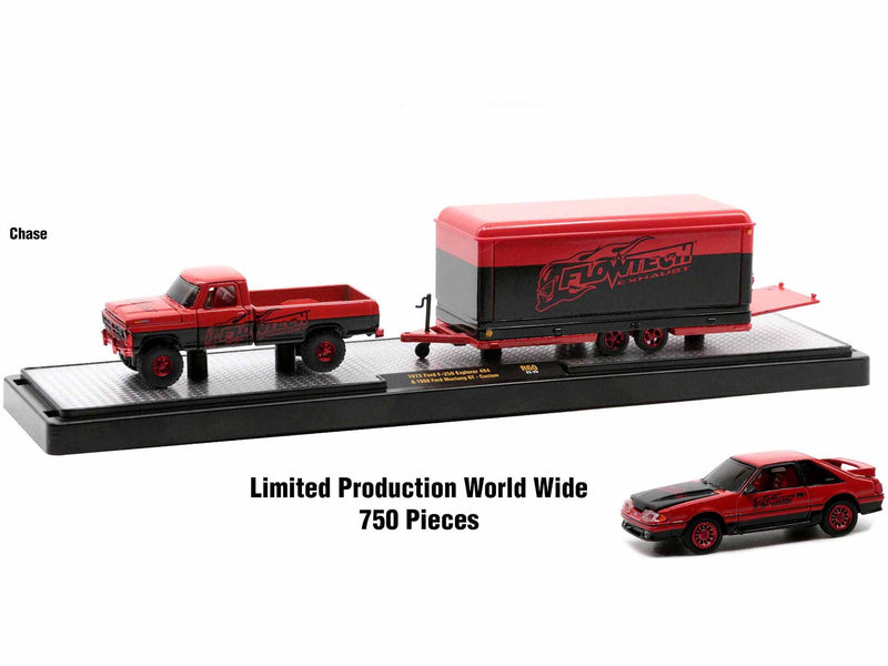 Auto Haulers Set of 3 Trucks Release 60 Limited Edition to 8400 pieces Worldwide 1/64 Diecast Model Cars by M2 Machines