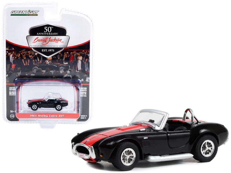 1965 Shelby Cobra 427 Black with Red Stripes (Lot