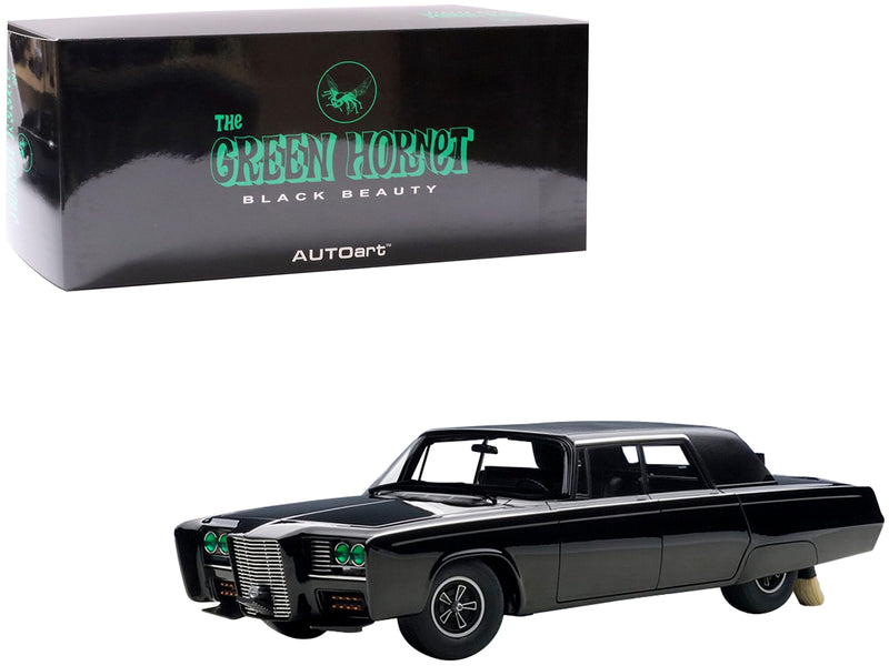 Black Beauty "The Green Hornet" (1966-1967) TV Series 1/18 Diecast Model Car by Autoart