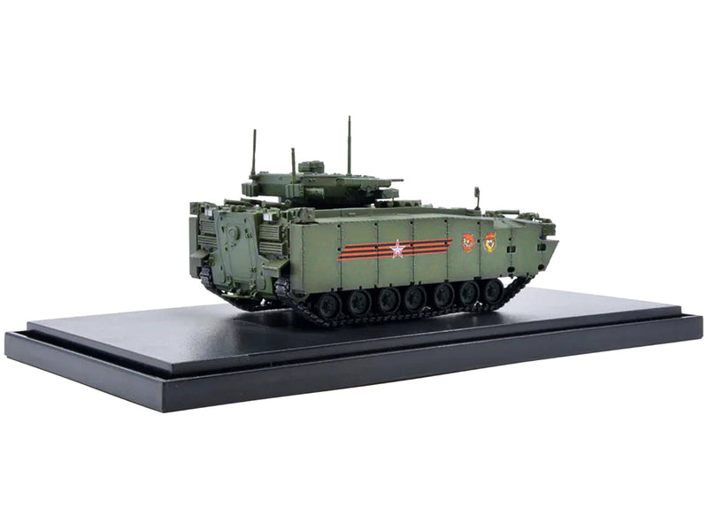 Russian (Object 695) Kurganets-25 Infantry Fighting Vehicle with Four Kornet-EM Guided Missiles - Moscow Victory Day Parade 1/72 Diecast Model by Panzerkampf