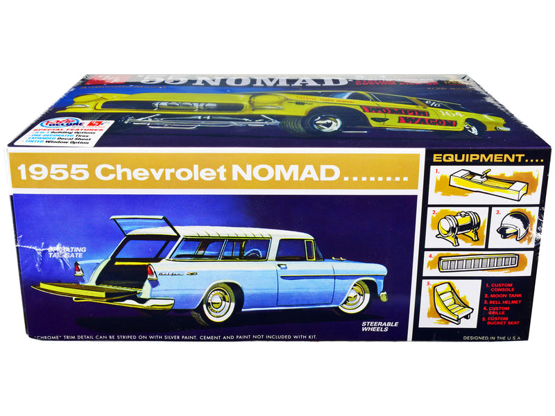 Skill 2 Model Kit 1955 Chevrolet Nomad 3-in-1 Kit "Trophy Series" 1/25 Scale Model by AMT