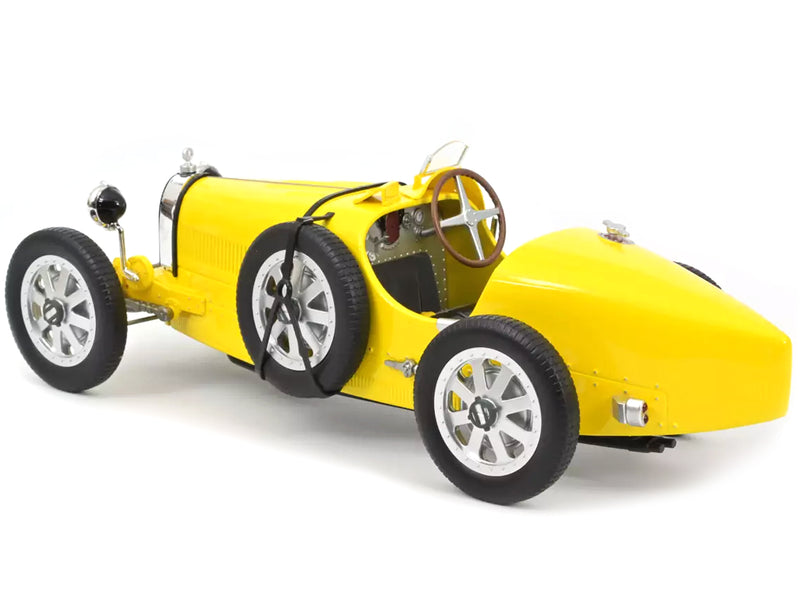 1925 Bugatti T35 Yellow 1/12 Diecast Model Car by Norev