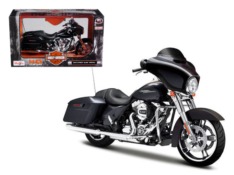 2015 Harley-Davidson Street Glide Special Black 1/12 Diecast Motorcycle Model by Maisto