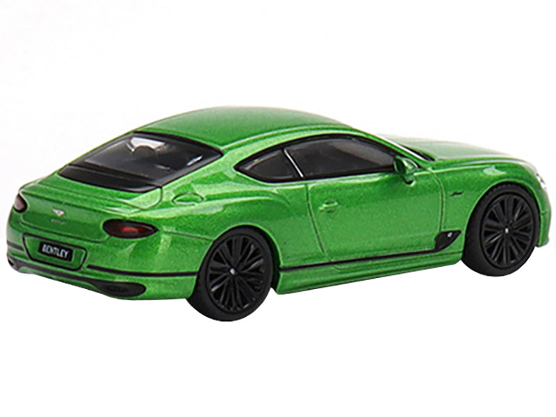 2022 Bentley Continental GT Speed Apple Green Metallic Limited Edition to 1200 pieces Worldwide 1/64 Diecast Model Car by True Scale Miniatures