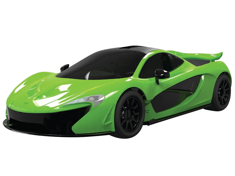 Skill 1 Model Kit Mclaren P1 Green Snap Together Model by Airfix Quickbuild