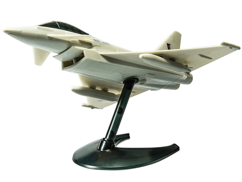 Skill 1 Model Kit Eurofighter Typhoon Snap Together Painted Plastic Model Airplane Kit by Airfix Quickbuild