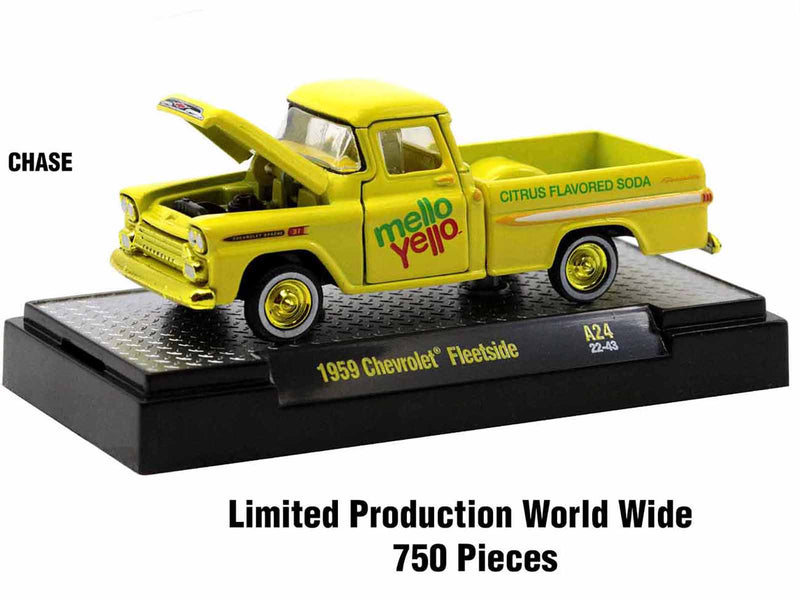 "Sodas" Set of 3 pieces Release 24 Limited Edition to 8750 pieces Worldwide 1/64 Diecast Model Cars by M2 Machines